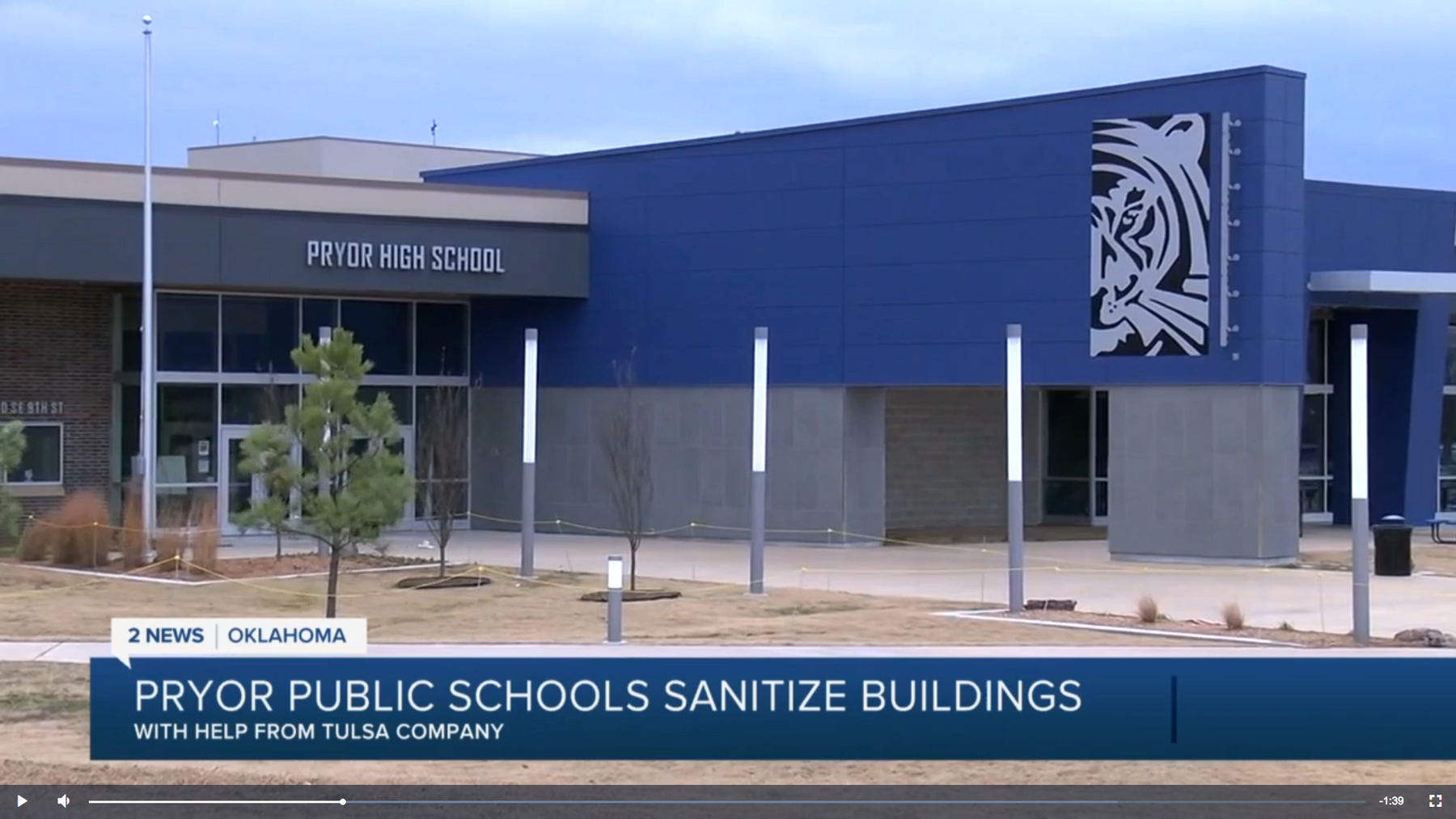 Pryor Public Schools sanitizes buildings with help from Tulsa manufacturer