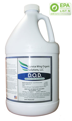 Hypochlorous acid - Disinfectant on Demand 1 Gallon Container