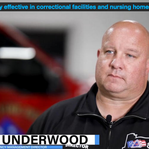 HOCL is highly effective in correctional facilities and nursing homes