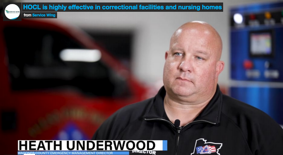 HOCL is highly effective in correctional facilities and nursing homes